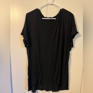 Ellen Tracy Women’s Super Soft Black Short Sleeve Top